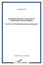 Malediction Du Langage Et Pluralite Linguistique - Preview