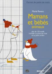 Mamans Et Bébés Animaux À Broder Au Point Arrière