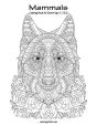 Mammals Coloring Book For Grown-Ups 1, 2 & 3 - Preview