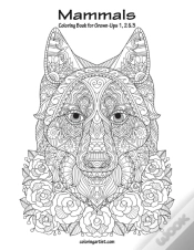 Capa do artigo Mammals Coloring Book For Grown-Ups 1, 2 & 3