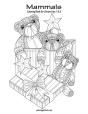 Mammals Coloring Book For Grown-Ups 1 & 2 - Preview