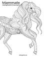 Mammals Coloring Book For Grown-Ups 5 - Preview