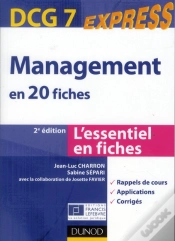 Capa do artigo Management Dcg 7 - En 20 Fiches - 2e Edition