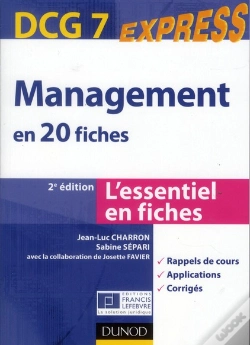 Capa do artigo Management Dcg 7 - En 20 Fiches - 2e Edition