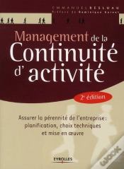 Capa do artigo Management De La Continuite D