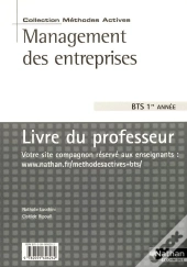 Management Des Entreprises ; Bts 1ère Année ; Livre Du Professeur