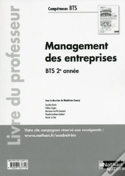 Capa do artigo Management Des Entreprises Bts 2 (Competences Bts) Professeur 2015