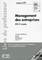 Management Des Entreprises Bts 2 (Competences Bts) Professeur 2015