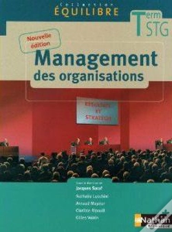 Capa do artigo Management Des Organisations Terminale Stg (Equilibre) Eleve 2010
