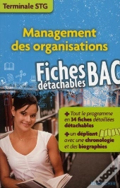 Management Des Organisations ; Terminale Stg