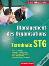Capa do artigo Management Des Organisations ; Terminale Stg
