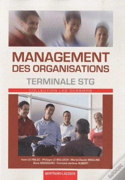 Capa do artigo Management Des Organisations ; Terminale Stg