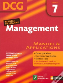 Capa do artigo Management ; Épreuve 7 ; Dcg ; Élève (Édition 2007)