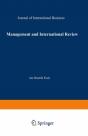 Management International Review - Preview