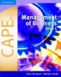 Management Of Business For Capeâ® Unit 1 - Preview