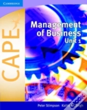 Capa do artigo Management Of Business For Capeâ® Unit 1