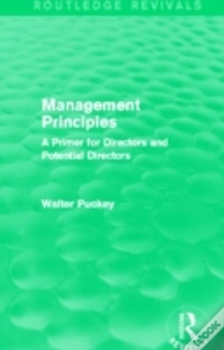 Capa do artigo Management Principles (Routledge Revivals)