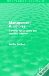 Management Principles (Routledge Revivals)