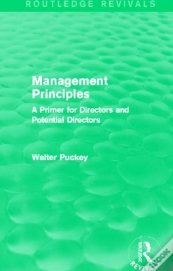 Capa do artigo Management Principles (Routledge Revivals)