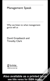 Capa do artigo Management Speak