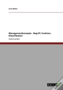 Capa do artigo Managementkonzepte - Begriff, Funktion, Klassifikation