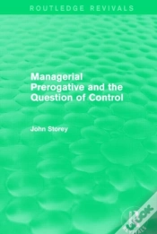 Capa do artigo Managerial Prerogative And The Question Of Control (Routledge Revivals)