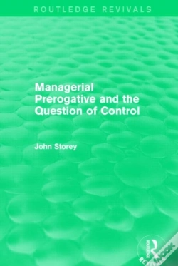 Capa do artigo Managerial Prerogative And The Question Of Control (Routledge Revivals)