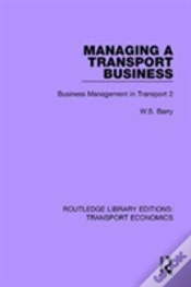 Capa do artigo Managing A Transport Business