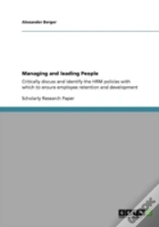Capa do artigo Managing And Leading People