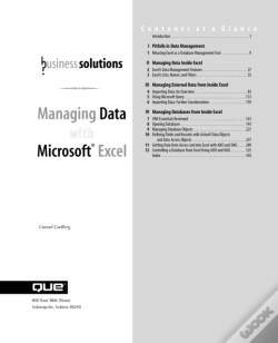 Capa do artigo Managing Data With Excel