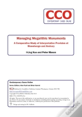 Managing Megalithic Monuments: A Comparative Study Of Interpretation Provision At Stonehenge And Avebury