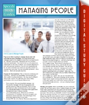 Capa do artigo Managing People (Speedy Study Guides)