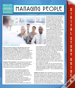 Capa do artigo Managing People (Speedy Study Guides)