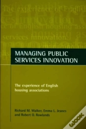 Capa do artigo Managing Public Services Innovation