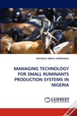 Capa do artigo Managing Technology For Small Ruminants Production Systems In Nigeria