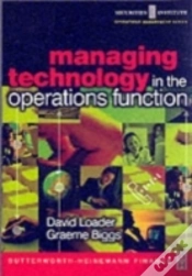 Capa do artigo Managing Technology In The Operations Function