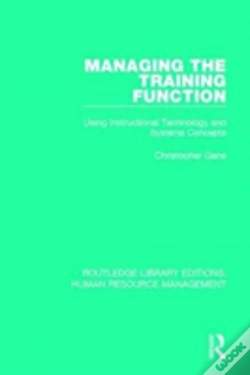 Capa do artigo Managing The Training Function