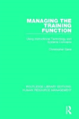 Managing The Training Function - Preview