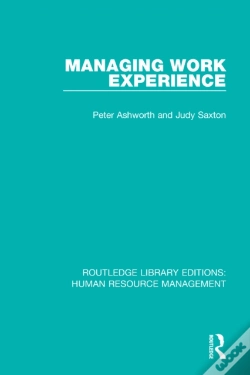 Capa do artigo Managing Work Experience