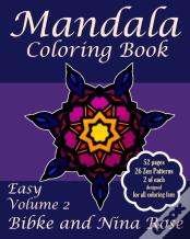 Mandala Coloring Book Easy Volume 2