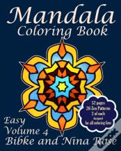 Mandala Coloring Book Easy Volume 4