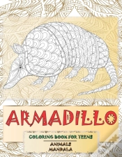 Capa do artigo Mandala Coloring Book For Teens - Animals - Armadillo