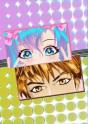 Manga Eyes Dotted Paperback Journal - Preview