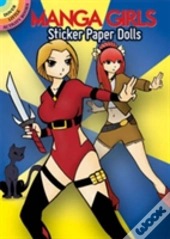 Manga Girls Sticker Paper Dolls