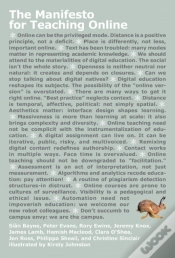 Capa do artigo Manifesto For Teaching Online