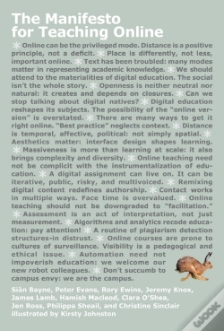 Capa do artigo Manifesto For Teaching Online
