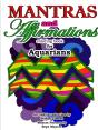 Mantras And Affirmations Coloring Book For Aquarians - Preview
