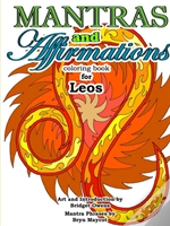 Mantras And Affirmations Coloring Book For Leos