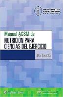 Manual Acsm De Nutricion Para Ciencias Del Ejercicio