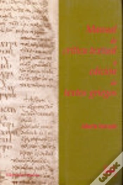 Capa do artigo Manual De Cr¡Tica Textual Y Edición De Textos Griegos